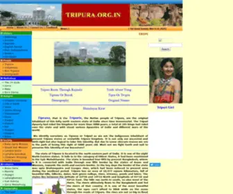 Tripura.org.in(Homeland of Tripuri People) Screenshot