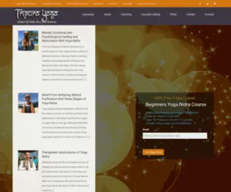 Tripurayoga.org(Tripura Yoga) Screenshot
