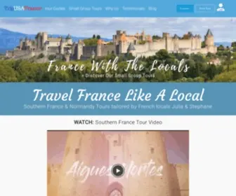 Tripusafrance.com(Unique Southern France Tours) Screenshot