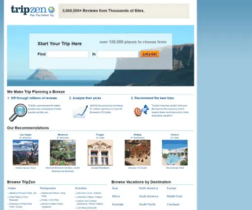Tripzen.com(Trips) Screenshot