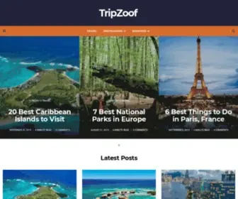 Tripzoof.com(Making Your Travel Experience Awesome) Screenshot