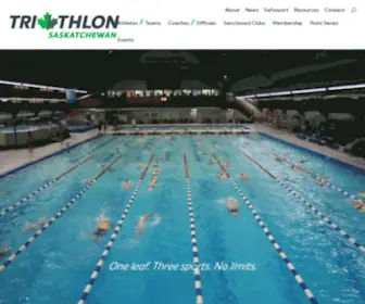 Trisask.org(Triathlon Saskatchewan) Screenshot