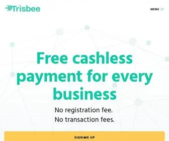 Trisbee.com(Pay or accept payments) Screenshot