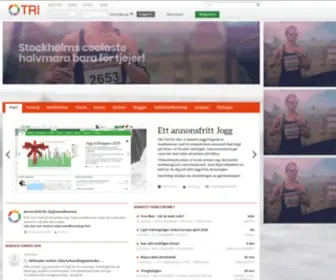 Tri.se(Triathloncommunity med bloggar tävlingar) Screenshot