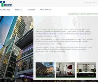 Trisectconstruction.com(Construction Corporation) Screenshot