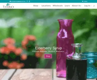 Trishaselderberries.com(Trisha’s Elderberries) Screenshot