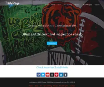 Trishpage.com(Chicago mural artist Trish Page) Screenshot