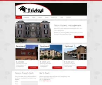 Triskyl.co.za(Triskyl Property Management) Screenshot