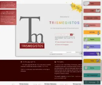 Trismegistos.org(Trismegistos) Screenshot