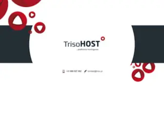 Trisohost.pl(Platforma hostingowa Triso.pl) Screenshot