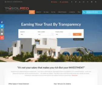 Trisolred.com(Real Estate Agents in Noida) Screenshot