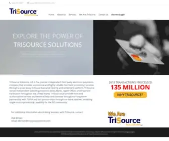 Trisourcesolutions.com(TriSource is now REPAY) Screenshot