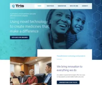 Trispharma.com(Tris Pharma) Screenshot