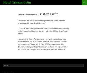 Tristan-Gruen.de(Hotel Tristan Grün) Screenshot