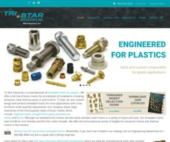 Tristar-Inserts.com(Threaded Inserts for Plastics from Tri) Screenshot