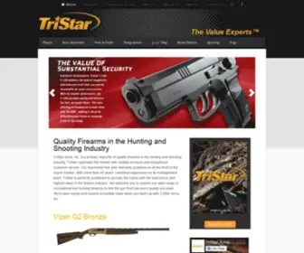 Tristararms.com(Tristar Arms) Screenshot