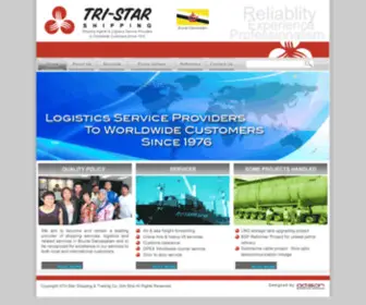 Tristarbrunei.com(Tri-Star Shipping) Screenshot