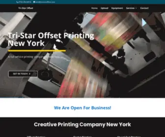 Tristaroffset.net(Printing Company New York) Screenshot