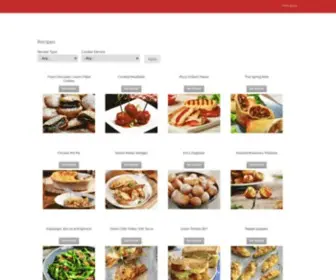 Tristarrecipes.com(Tristar Recipes) Screenshot
