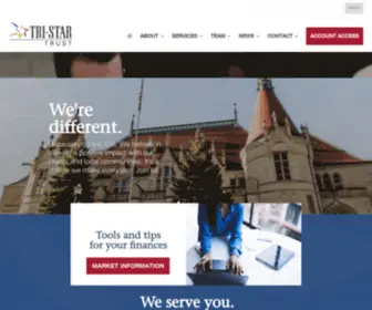 Tristartrust.com(Tri-Star Trust Bank) Screenshot