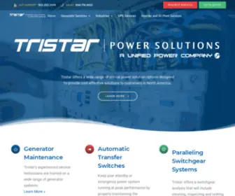 Tristarups.com(Critical Power Services Provider) Screenshot