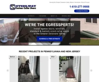 Tristatecellardoors.com(Steelway cellar doors) Screenshot