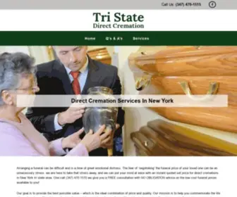 Tristatedirectcremation.com(Direct Cremation Services In New York) Screenshot