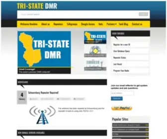 Tristatedmr.org(Tri-State DMR) Screenshot