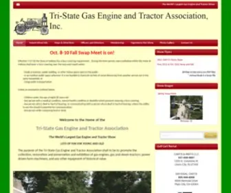 Tristategasenginetractor.com(Tri-State Gas Engine and Tractor Association) Screenshot