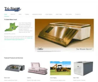Tristatewilbertvault.com(Tri-State Wilbert Vault) Screenshot