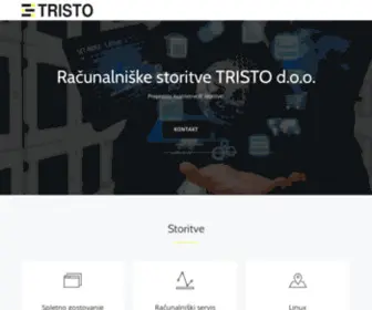 Tristo.si(RAČUNALNIŠKE STORITVE TRISTO d.o.o) Screenshot