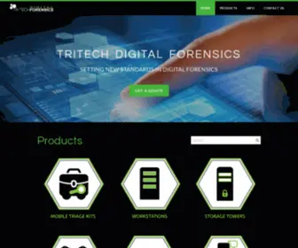 Tritechdf.com(Tritech Digital Forensics) Screenshot