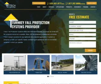 Tritechfallprotection.com(Fall Arrest) Screenshot