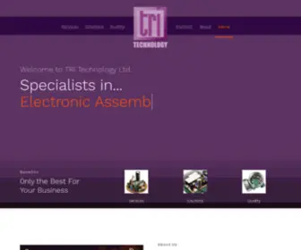 Tritechnology.co.uk(PCB Assembly & Contract Manufacturing) Screenshot