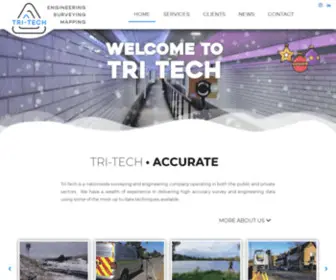 Tritechsurveys.com(Surveying, Engineering, Mapping) Screenshot