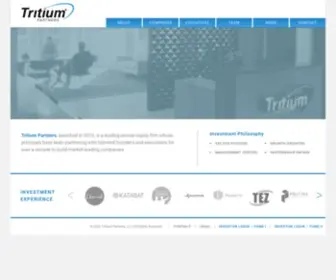 Tritiumpartners.com(Tritium Partners) Screenshot