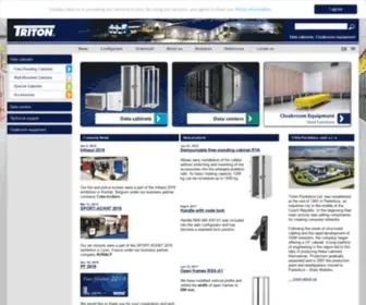 Triton-Racks.de(Data cabinets) Screenshot