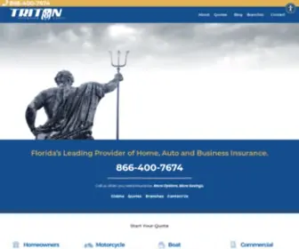 Tritonagency.com(Triton Insurance Agency) Screenshot