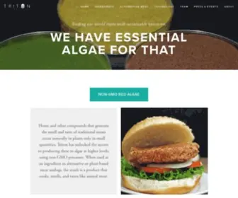 Tritonai.com(Triton Algae Innovations) Screenshot