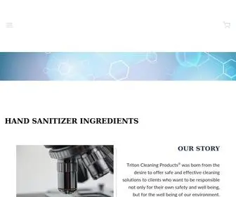 Tritoncleaningproducts.com(Triton Cleaning) Screenshot