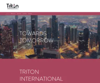 Triton.com.qa(Oil & Energy) Screenshot