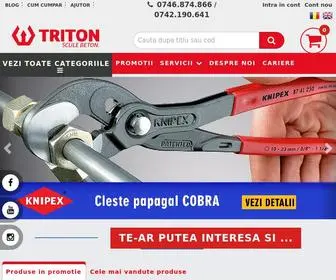 Triton.com.ro(Scule Bosch profesionale si hobby) Screenshot