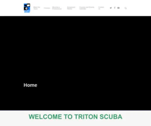 Tritonscuba.co.uk(Explore the underwater world) Screenshot