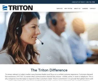 Tritontechnologies.com(Triton Technologies) Screenshot