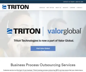 Tritontechnology.com(Triton Technologies) Screenshot