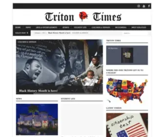 Tritontimes.com(Student News Site of San Clemente High School) Screenshot