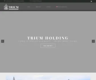 Triumholding.com(Trium Holding) Screenshot