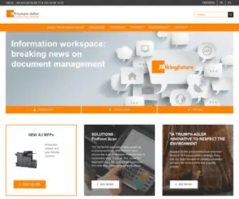 Triumph-Adler.fr(TA Triumph) Screenshot