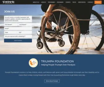 Triumph-Foundation.org(Triumph Foundation) Screenshot