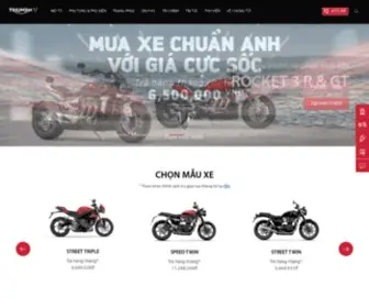 Triumph-Motorcycles.com.vn(Xe mô tô Triumph) Screenshot